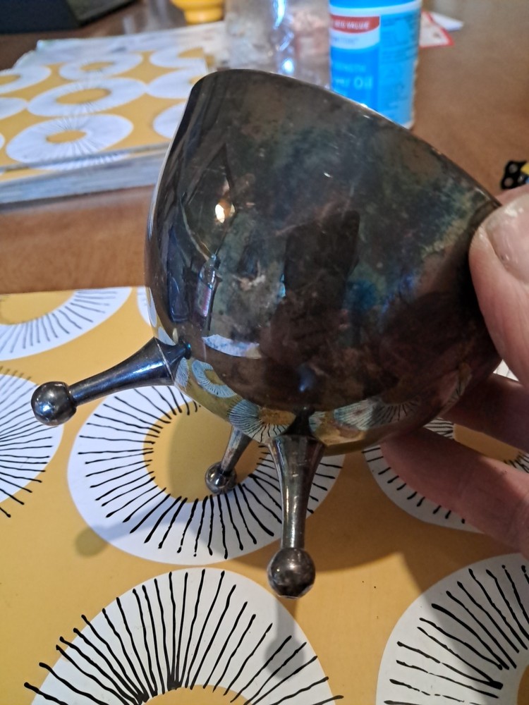 Small Epns 3 Footed Bowl