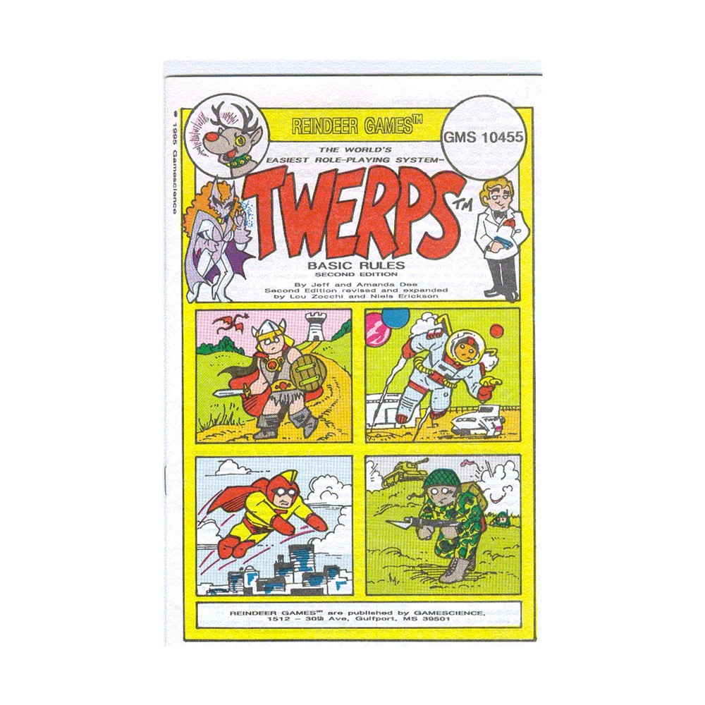 Lou Zocchi T.W.E.R.P.S. T.W.E.R.P.S. Basic Rules (2nd Ed) VG+