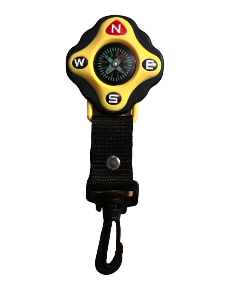 ToySmith Compass Black Yellow With Clip