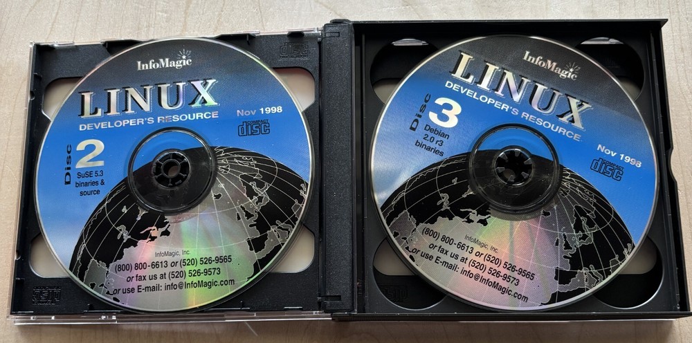 Linux Developer's Resource Infomagic PAINTBALL 6 CD Set Red Hat Slackware Kernel