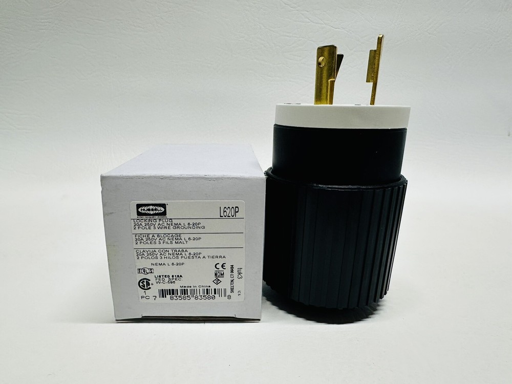 NEW Hubbell L620P Locking Plug