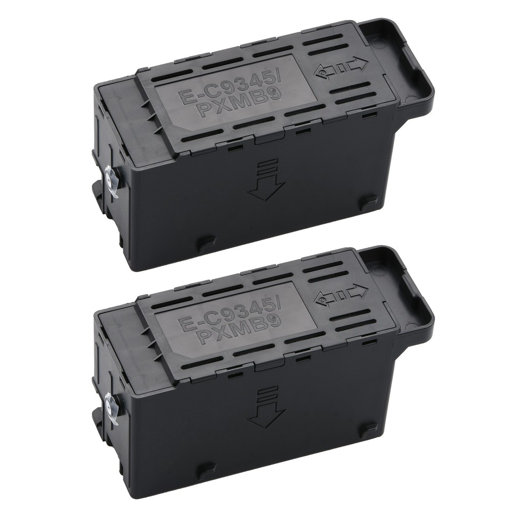 2* C9345 Maintenance Box For Epson EcoTank Pro Printer Waste Ink Pad Replace New