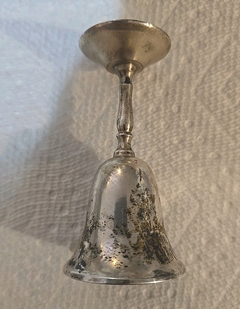 6 Vintage E.P.N.S. Silver Plated Wine Goblets, 3 1/2"Tall.