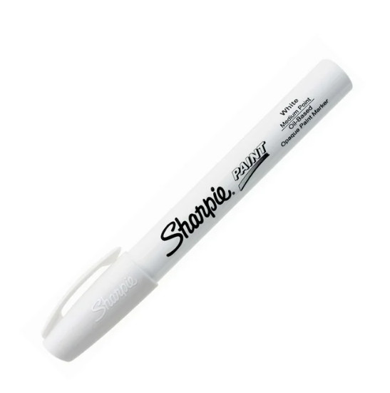 Sharpie Oil-Based Medium Point White Paint Marker, 1 Each
