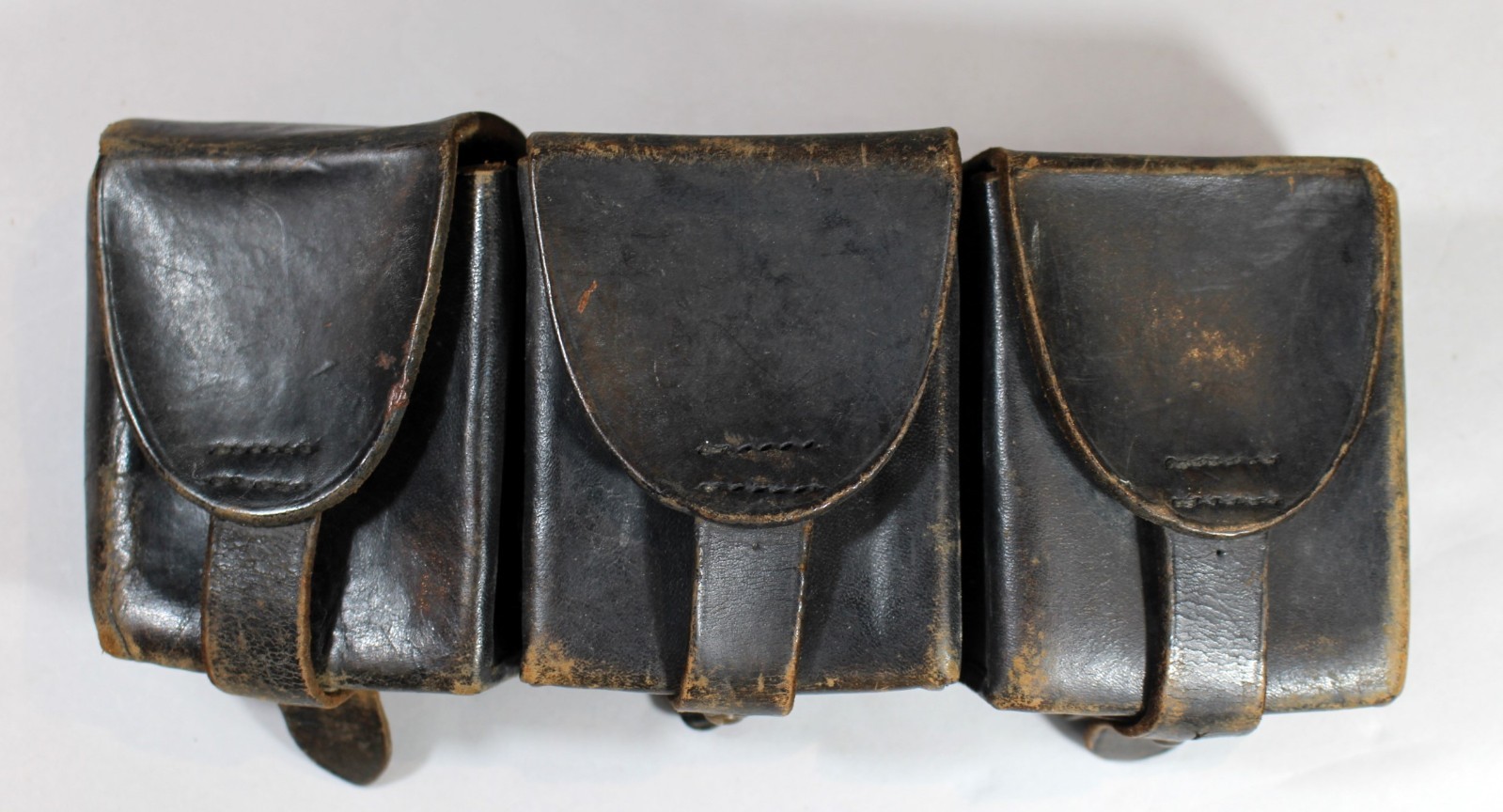 Spanish Civil War Era Leather Mauser Ammunition Pouch c. 1938