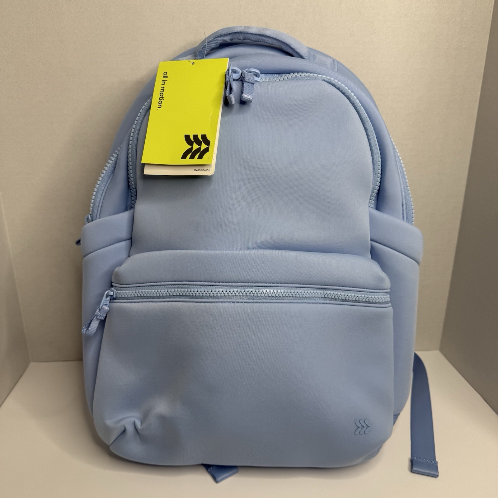 All In Motion Water-Repellent Backpack Blue 15” Laptop Sleeve New With Tags