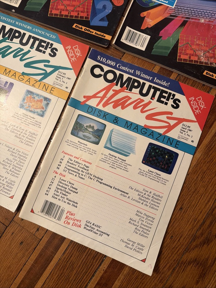 Atari ST Computer Owner's Manual Magazines Sourcebook Inserts & More - Huge Lot
