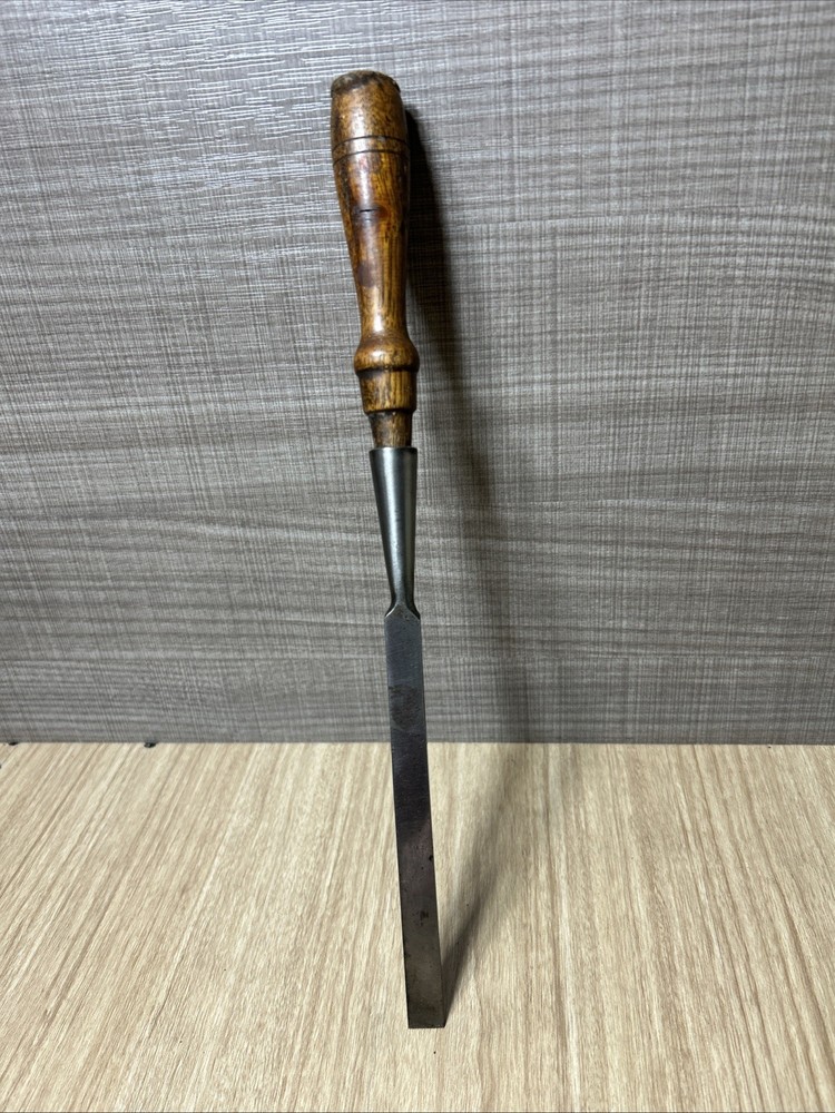 Vintage 1/2” Socket Chisel Woodworking Tool 12.5” Long