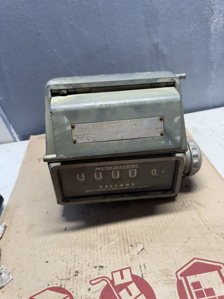 vintage meter register