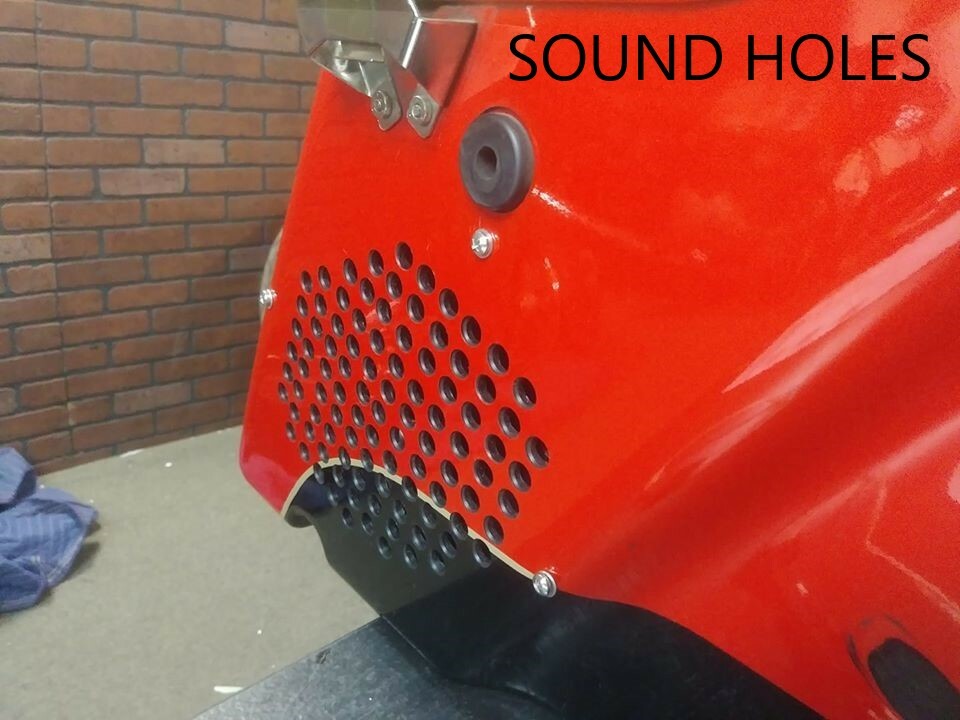 6x9 Quad Harley Saddlebag Speaker Mounting Ring Adapters w/GRILLS 1994-2013