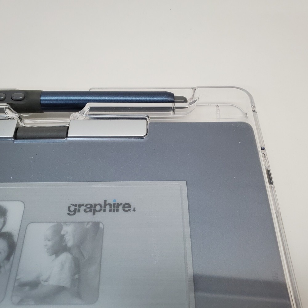 Wacom Model CTE-440/B Blue Graphire USB Drawing Graphics Tablet With Pen WORKING