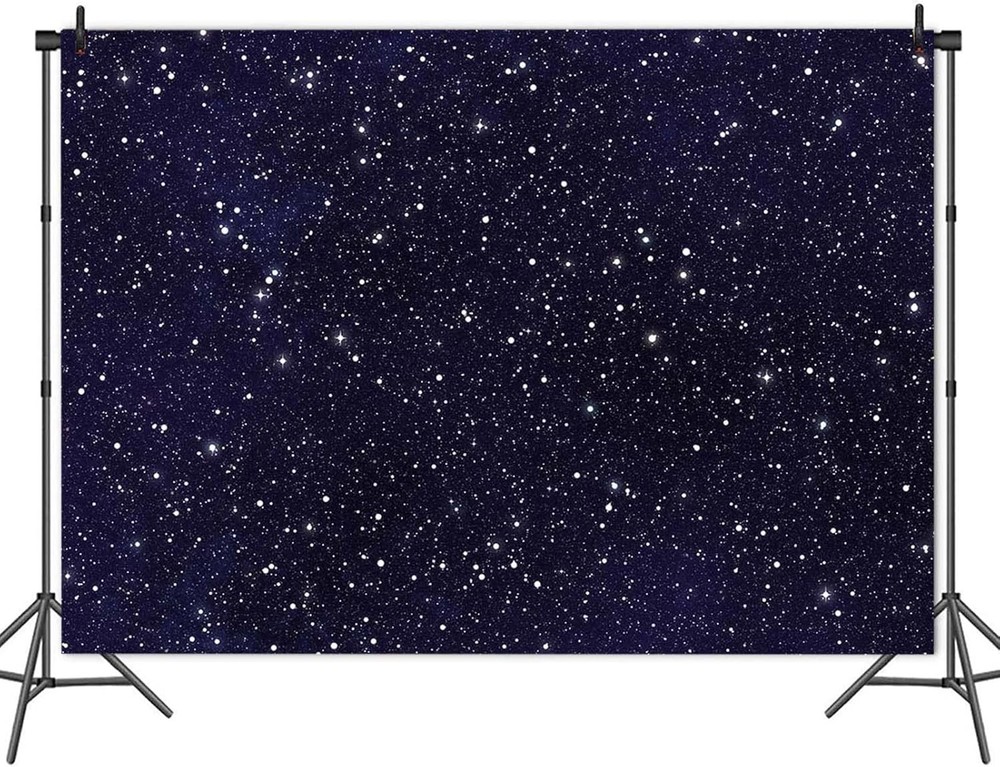 7x5FT Soft Fabric/Polyester Night Sky Star Universe Space 7x5ft, multicolor