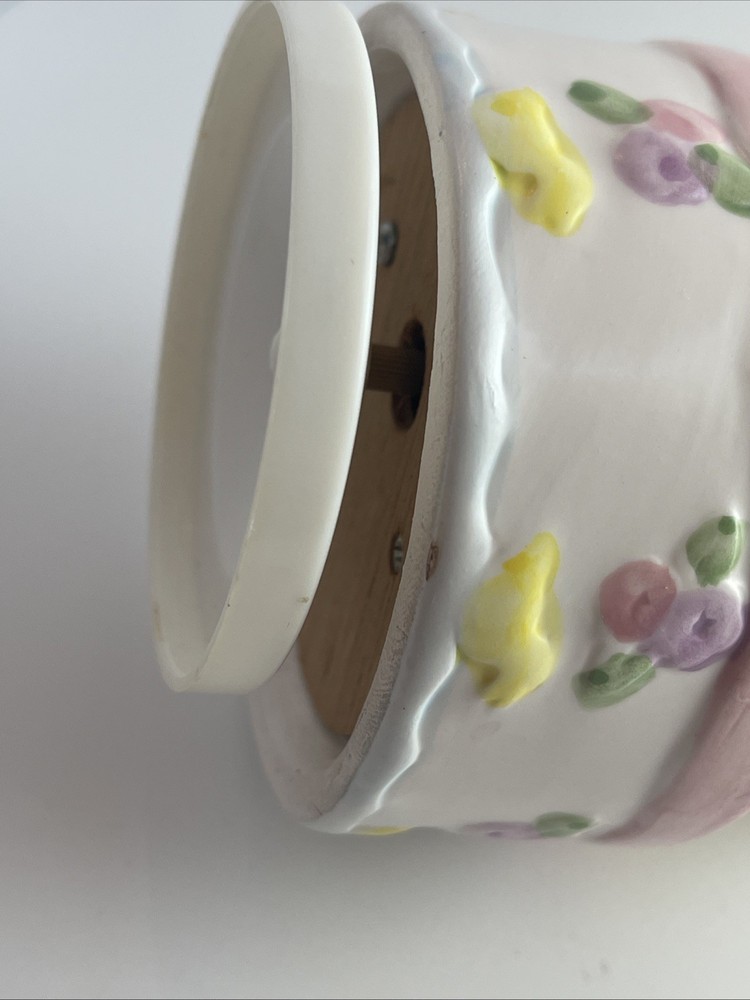 Easter Bunny Ceramic Figurine 8" tall