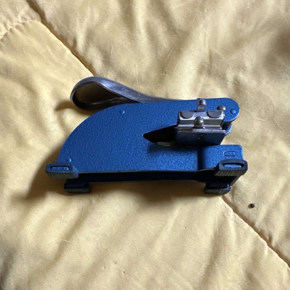 Addressograph IDEAL DESK MODEL M Metal Embosser Machine