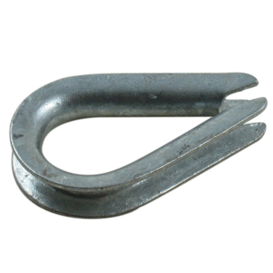 100 Hot Dip Galvanized Wire Rope Cable Thimbles  1/8"