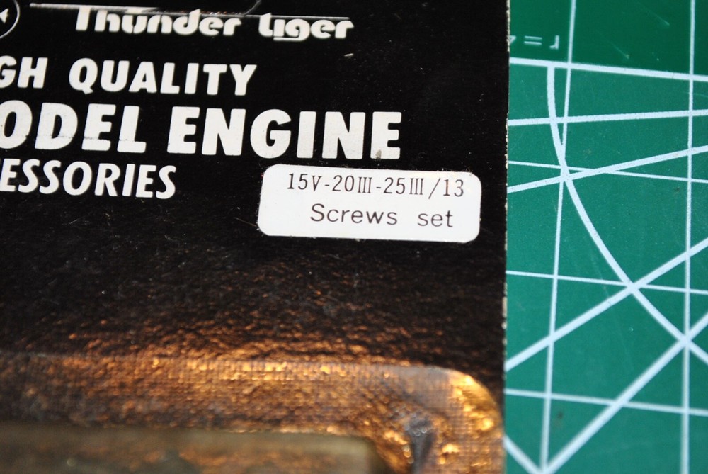 Thunder Tiger engine parts lot.