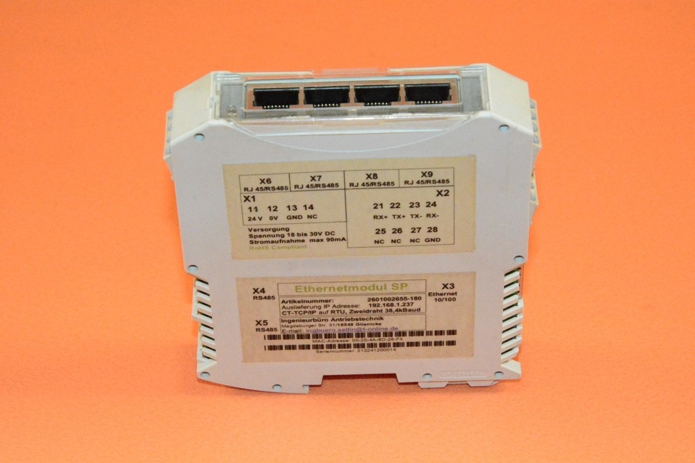 Engineering office drive technology 2601002655-180 Ethernet module SP