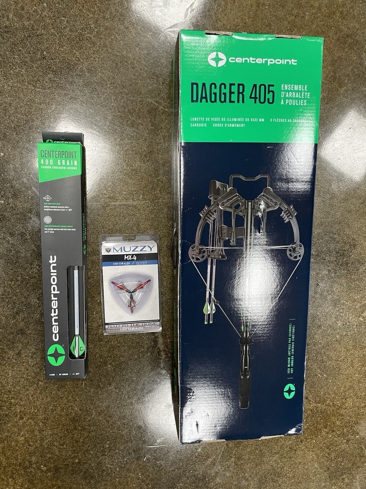 Centerpoint Dagger 405 Crossbow Starter Package