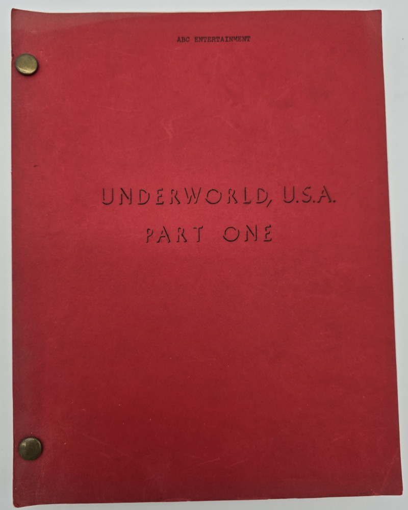 UNDERWORLD, U.S.A.: PART ONE / Abram S. Ginnes 1976 Unproduced Screenplay Script