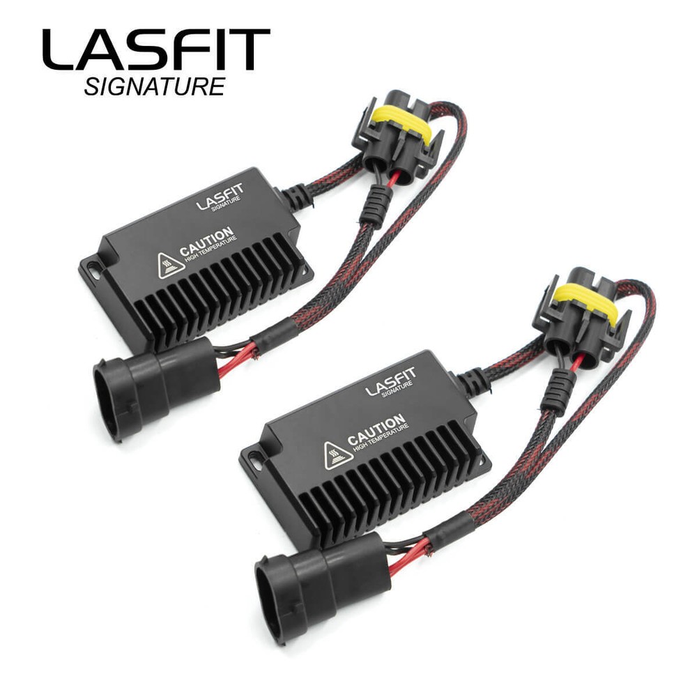 2x H11 LED Headlight Bulb Canbus Warning Load Resistor Wiring Canceller Decoder