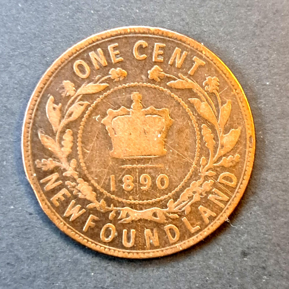 1890 Newfoundland One Cent