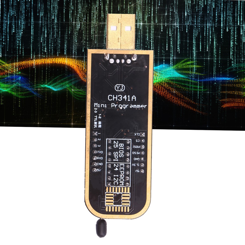 CH341A USB Programmer EEPROM BIOS Flasher Programmable Logic Circuits with O2I2