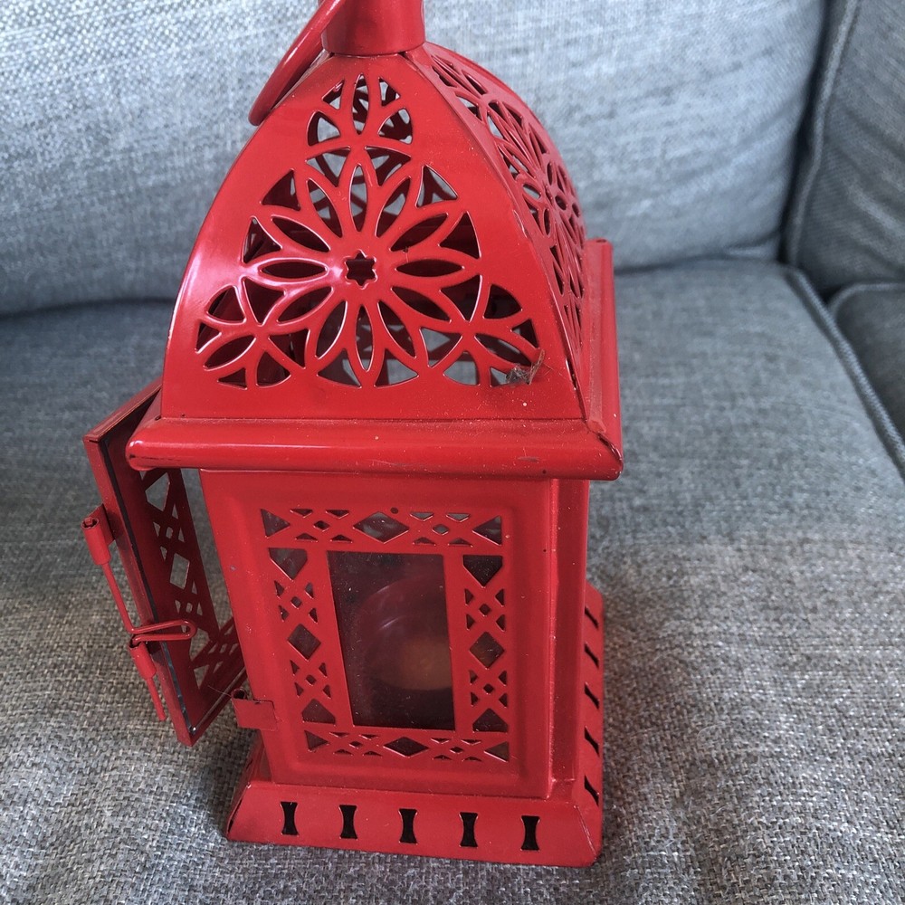 Everlasting Glow Indoor/Outdoor Red Lantern
