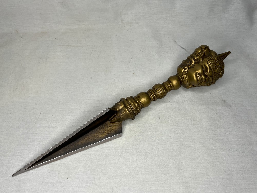 The Shadow, Phurba Dagger, Solid Resin, Display Plaque, Real Prop Replica