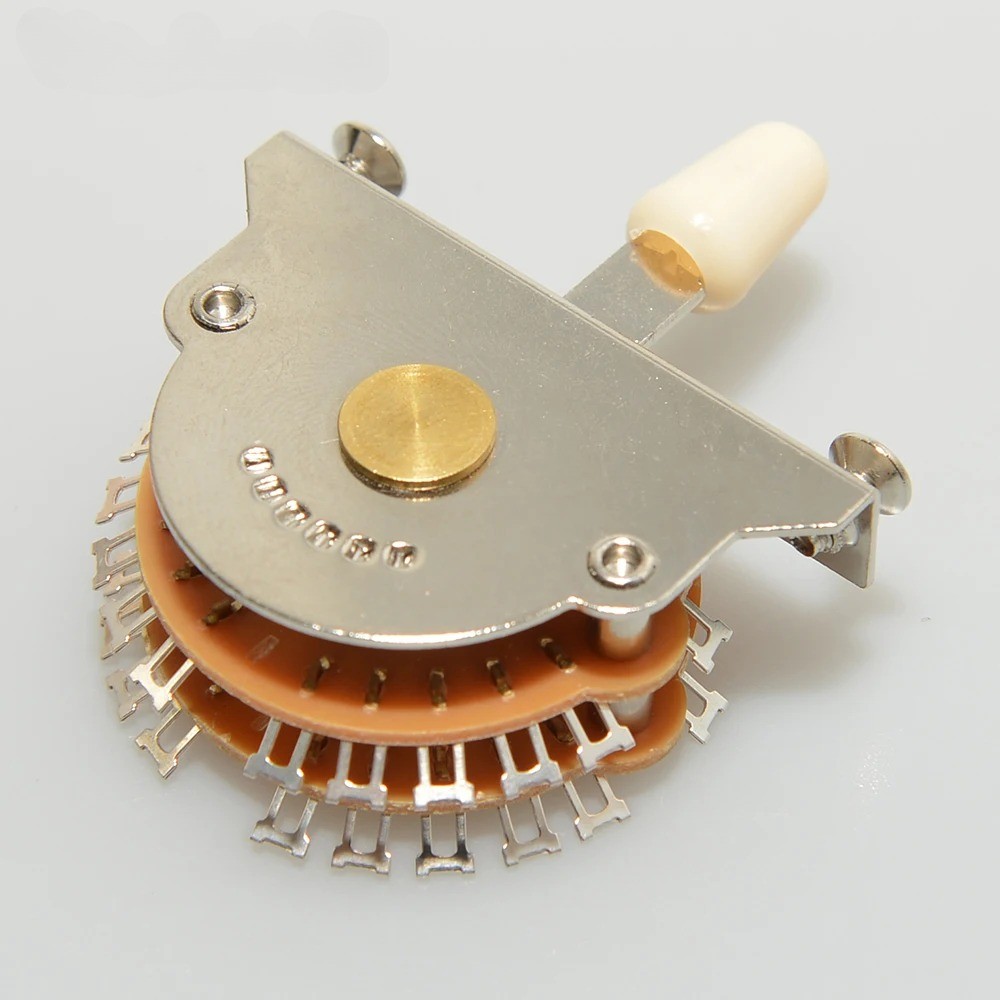 Guitar five-position super pickup selector switch, four-pole dual-chip type