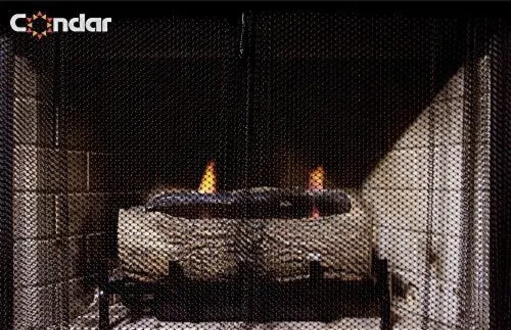 Condar Mesh Fireplace Screen Fits 48” Wide X 22” High