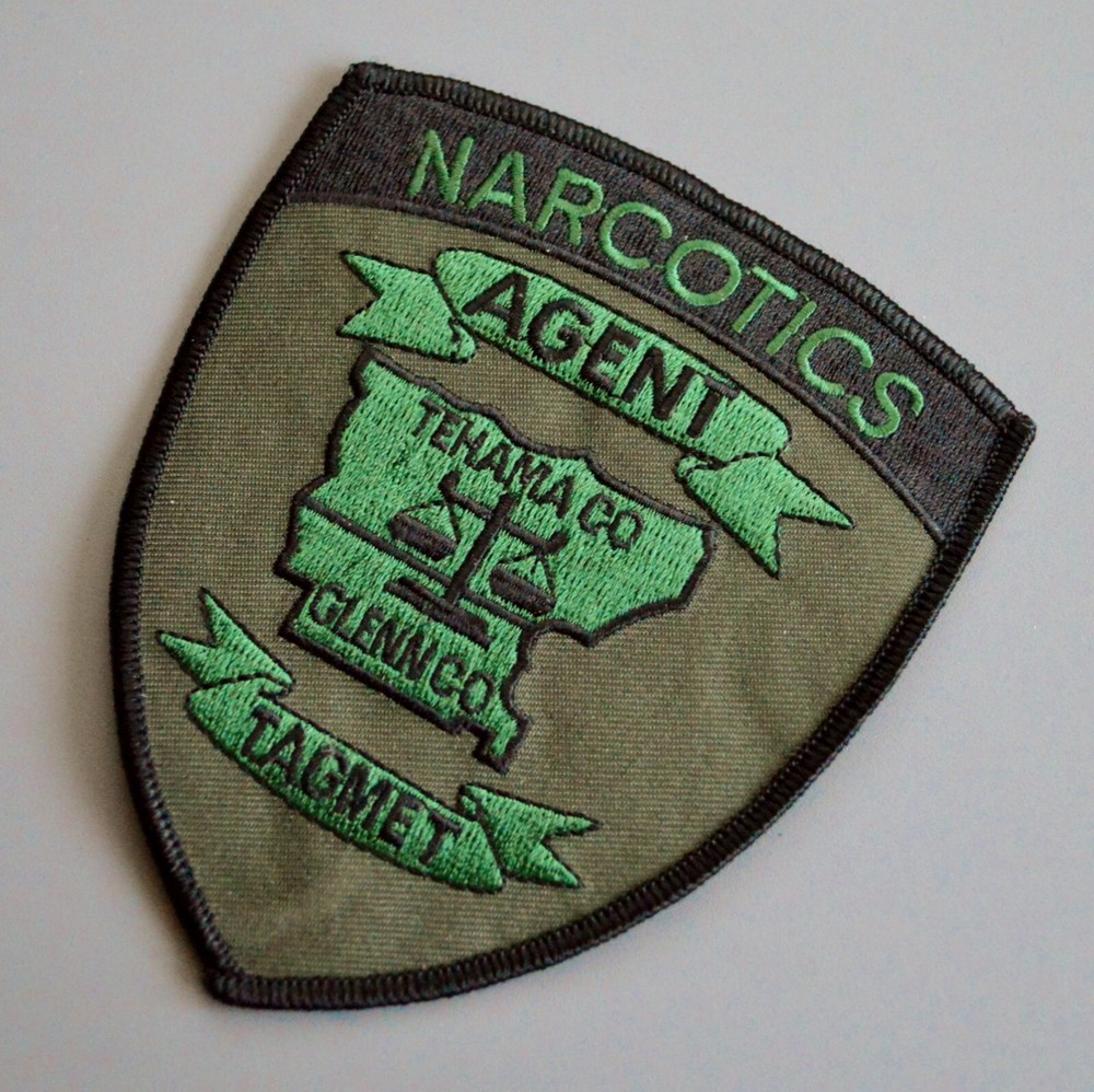 Tehama Glenn California Meth. Enforcement Team Subdued Patch +++ Mint CA