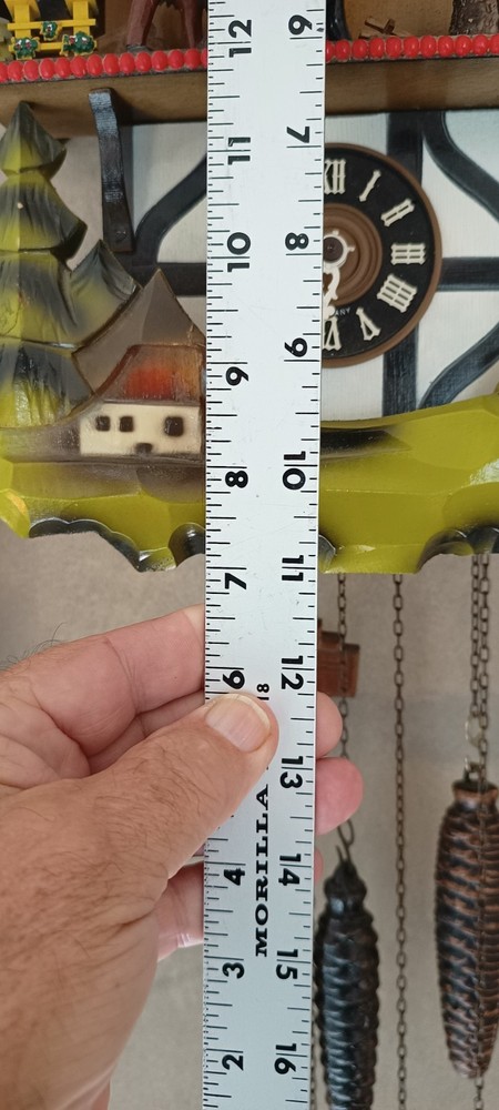 Black Forest West Germany Log splitter cuckoo clock