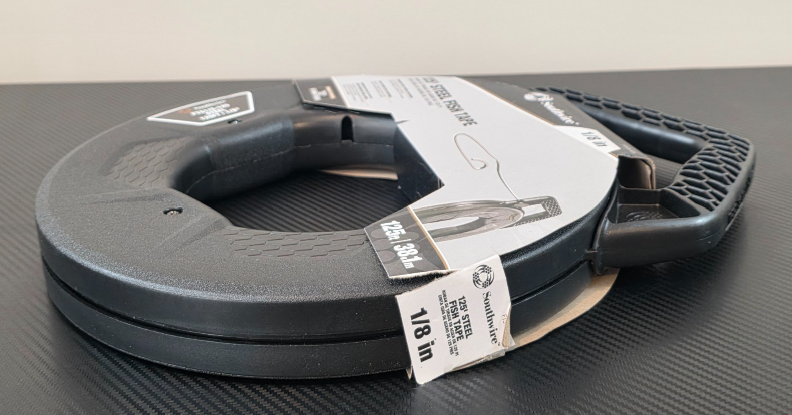 Southwire Fish Tape 1/8-inch Wide x 125-ft Flat Steel, Model # FTS1/8-125