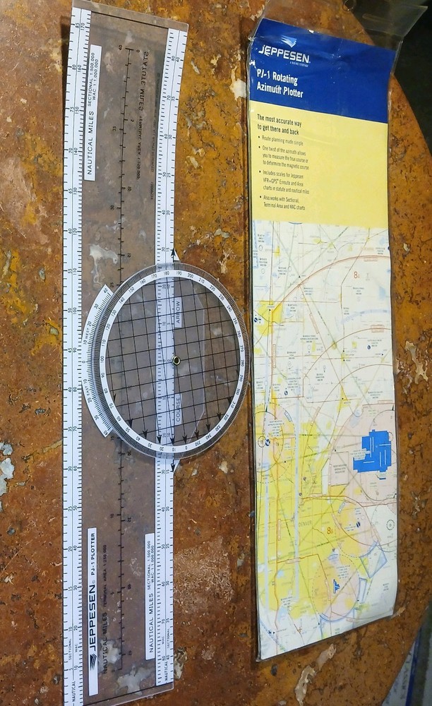 Jeppesen PJ-1 Rotating Azimuth Plotter 2016