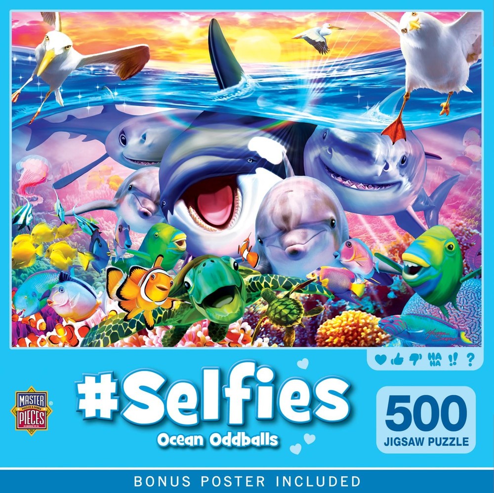 Selfies - Ocean Oddballs Jigsaw Puzzle 500pcs