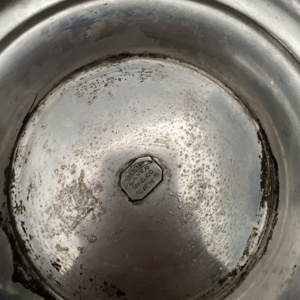 Vintage Crescent Silverware Mfg Co Inc Serving Bowl