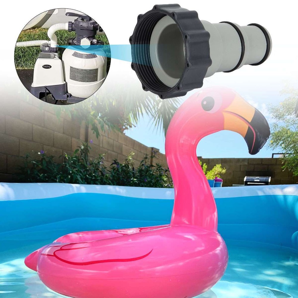 2pc Intex Hose Adapter Pool Filter Pump Parts Conversion Fitting Kit Replacement