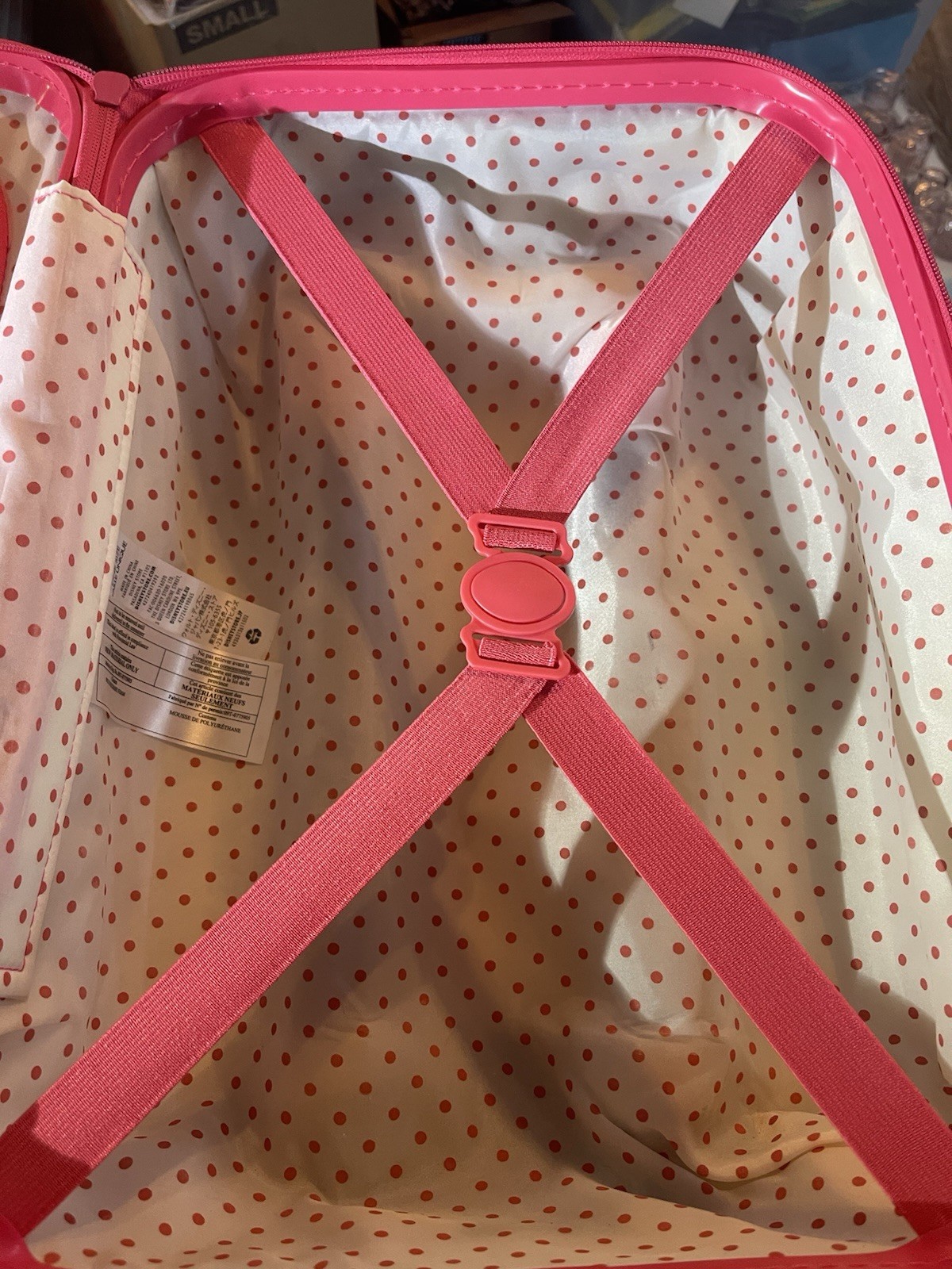 Disney Store Princess Animator Collection Hard-Side Carryon Rolling Luggage Pink