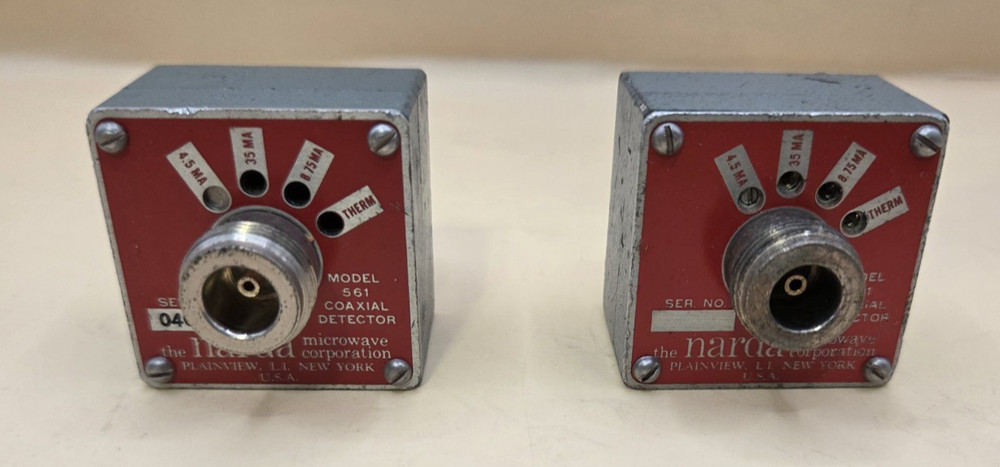 2 Narda 561 Coaxial Detector