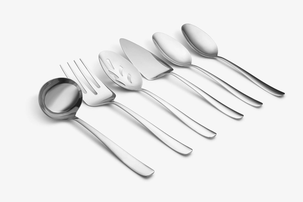 Silversmiths Bourne Mirror Oversized 6Pc Set Silver