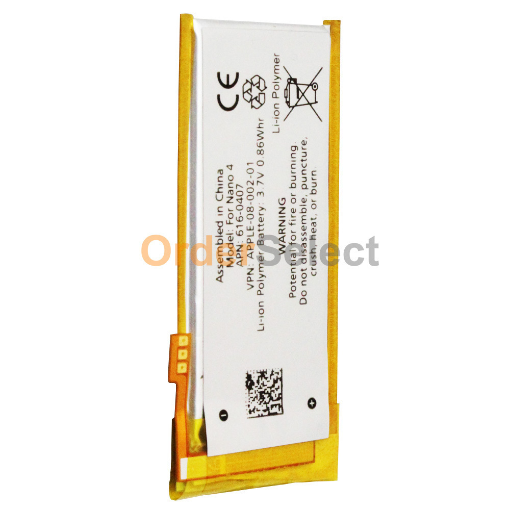 Fenzer Replacement Battery for Apple iPod Nano 4 4G 4th Generation + Tool Kit