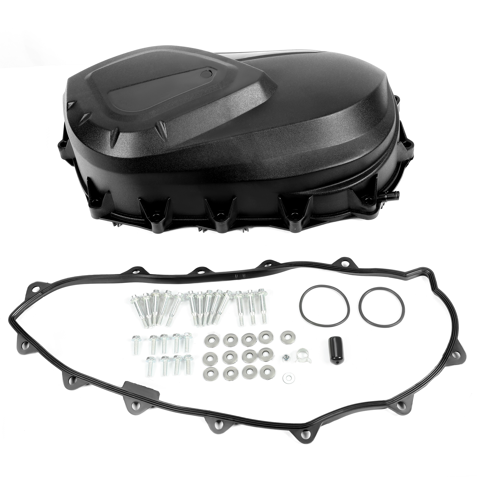 Black Outer Clutch Cover with Gasket For Outlander/Renegade Models 2006-2014