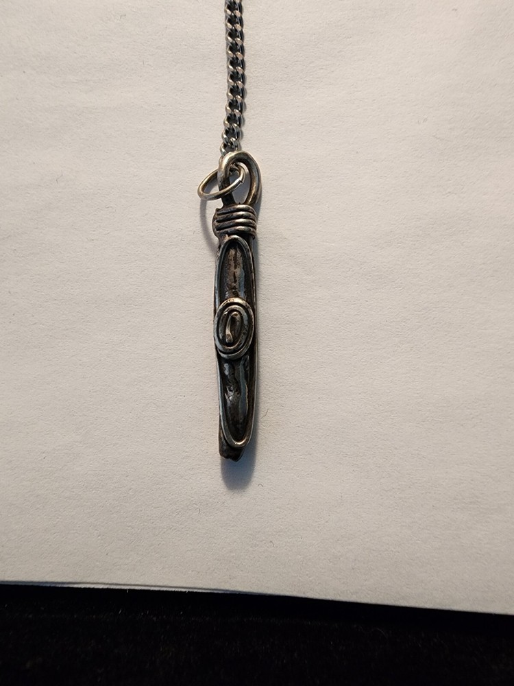 Handmade Sterling Silver Pendulum - Lotus Position (LP3)