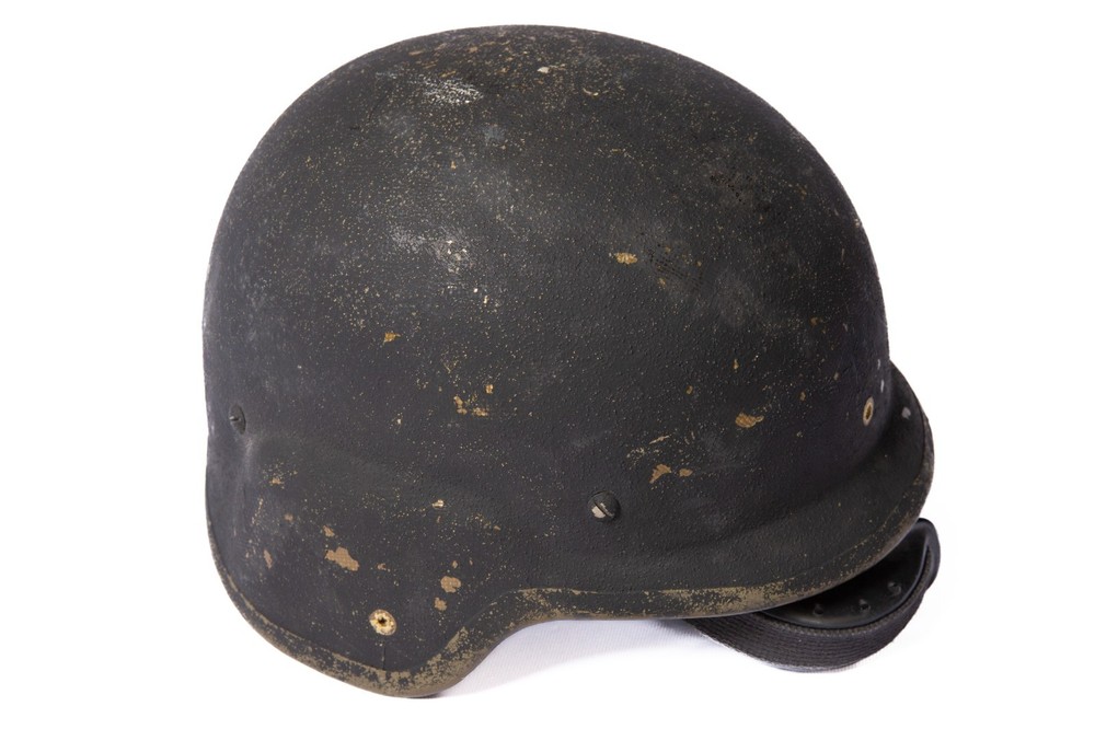 USGI PASGT Helmet Black Surplus Modified SWAT Medium