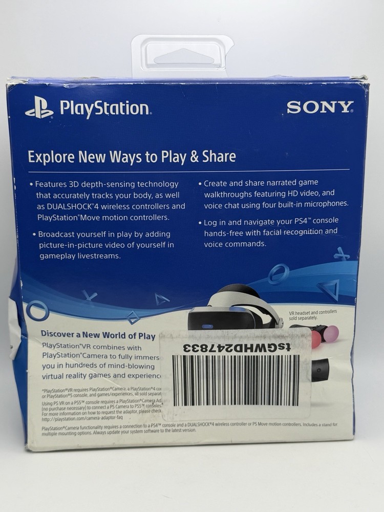 Playstation 4 PS4 Camera Playstation VR Open Box