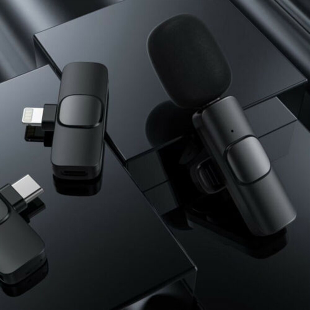 Clip-On Wireless Mic - Ideal for Live Streams/Teaching, Stable Connection