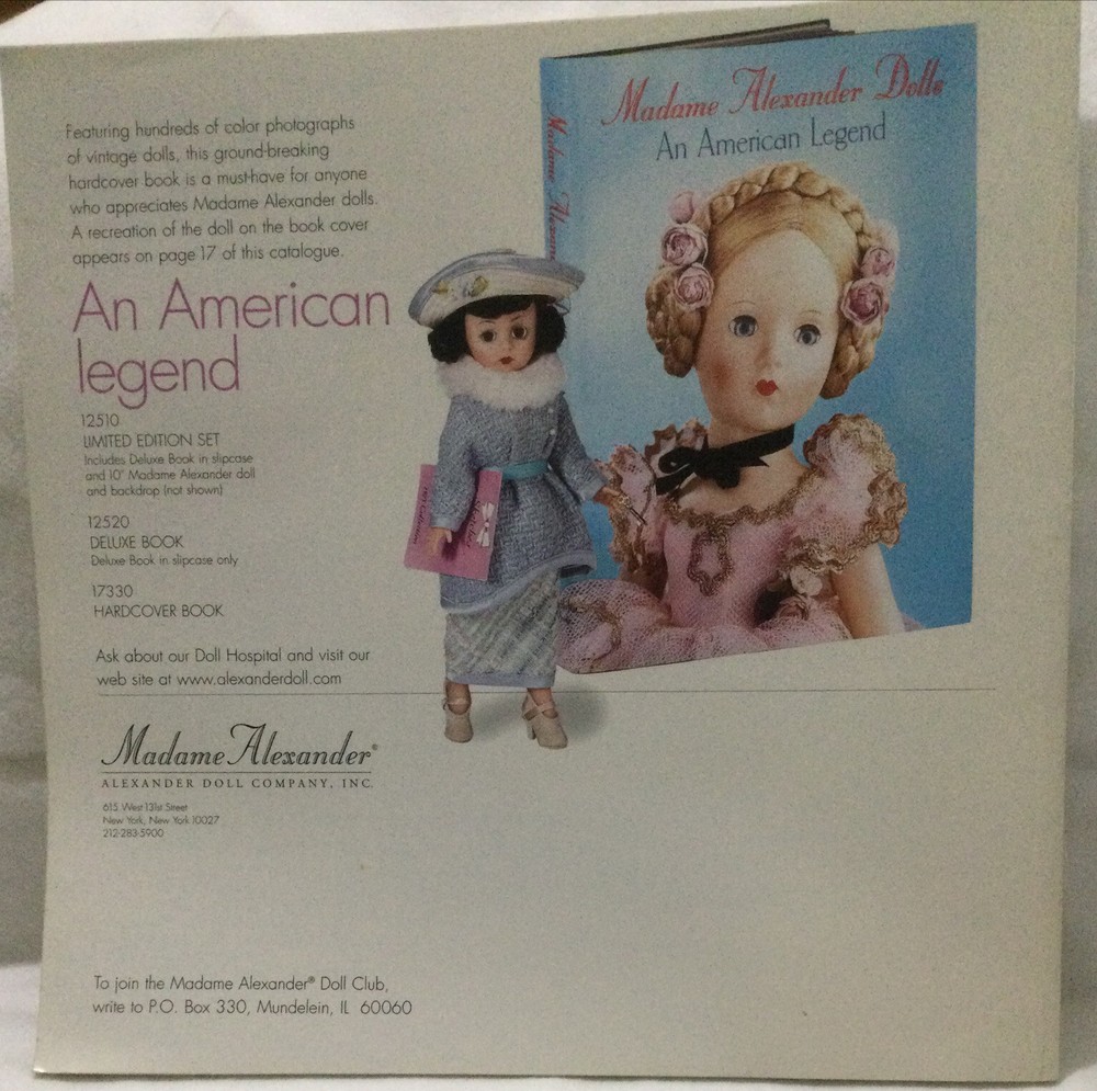 Madame Alexander 1999 Collection Reference Collecting Book