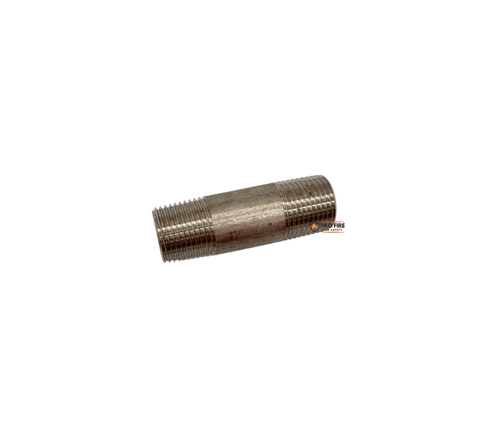 3/8" x 2" Stainless Steel Nipple