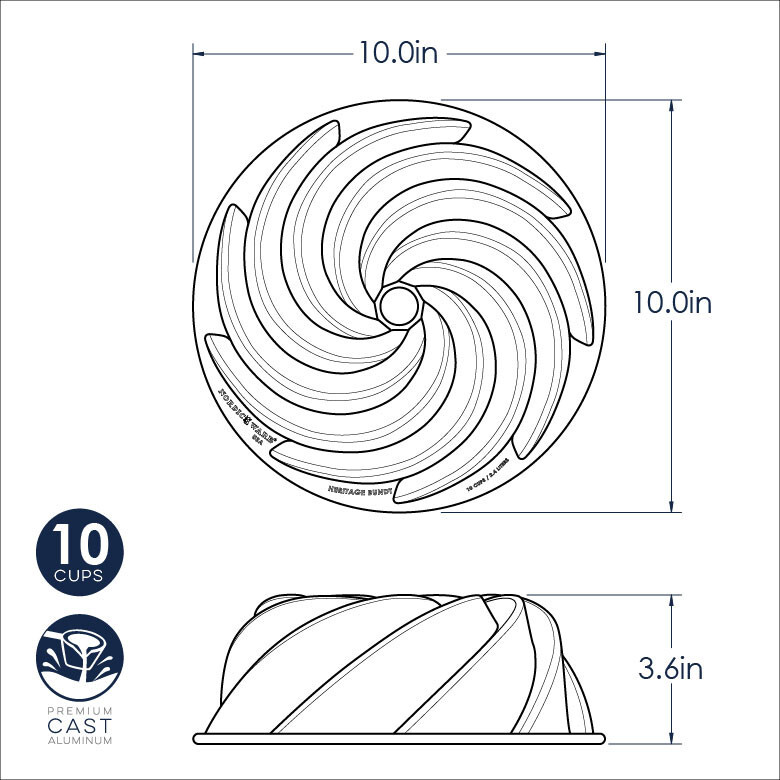 Nordic Ware Heritage Bundt® Pan