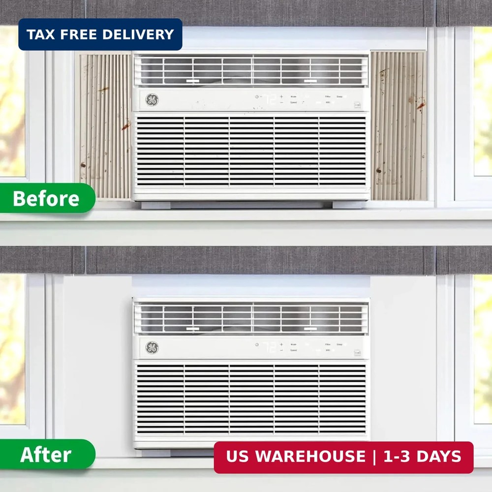 Window Air Conditioner Side Insulated Panel, WinterSummer Winter Heat and Draft